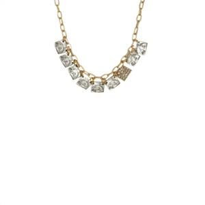 NEW TAT2 DESIGNS roman man mixed square necklace in gold